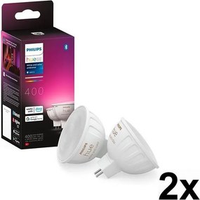 Set de 4 becuri LED RGBW dimerizabile Philips Hue WACA GU5,3/MR16/6,3W/12V