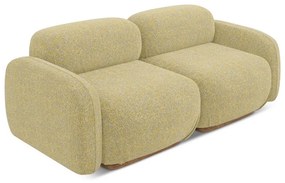 Canapea modulară galbenă 190 cm Ailani – Makamii