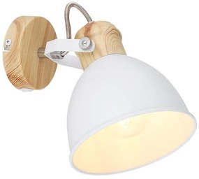 Aplica cu spot directionabil design industrial WIHO alb