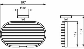 Savoniera crom Ideal Standard IOM