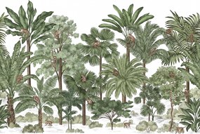 Fototapet, Tropical Bellewood, Monkeys, Rebel Walls