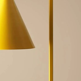 Lampadar modern galben minimalist din metal Form