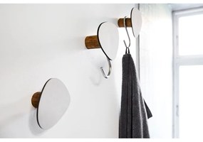 Cârlig gri deschis de montat pe perete din oțel Dot S Nupo – LIND DNA