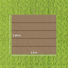 Outsunny Tettuccio di Ricambio per Gazebo 3x3 m con 10 Fori di Drenaggio Grigio | Aosom Romania