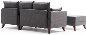 Canapea extensibilă Bellina (antracit) (D). 1063017