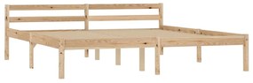 Cadru de pat cu 4 sertare, 160 x 200 cm, lemn masiv de pin Lemn deschis, 160 x 200 cm, 4 Sertare