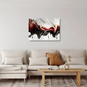 Tablou pe sticlă - Abstracție modernă (70x50 cm)