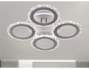 Lustră LED aplicată dimabilă LED/55W/230V 3000-6500K + telecomandă