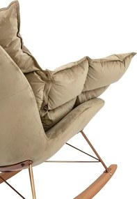 Scaun balansoar SWING VELVET kaki