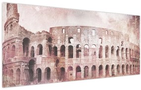 Tablou - Carte poștală de epocă a orașului N⁰2 (120x50 cm)