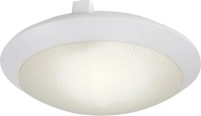 Rabalux 77237 - Plafonieră de exterior cu senzor WELRO 1xE27/9W/230V IP65 Ø30 cm albă