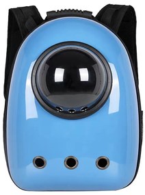 Rucsac pentru transportul animalelor de companie, albastru