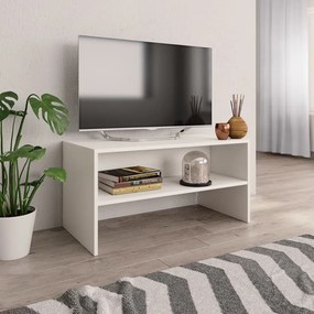 vidaXL Dulap TV, alb, 80x40x40 cm, lemn prelucrat