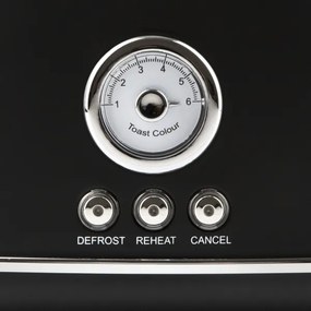 G3Ferrari G1013400 - Prăjitor de pâine ARTISTA 750W/230V, negru, 2 felii