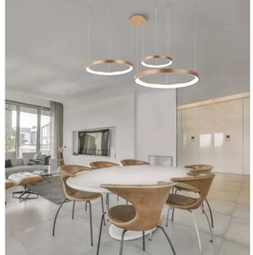 Lustră LED dimabilă pe cablu Azzardo AZ5026 AGNES LED/120W/230V auriu