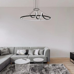 Lustra LED suspendata cu telecomanda Menazi