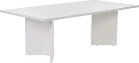 Masuta cafea SABIN, alb, PAL melaminat, 119x60x40 cm