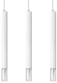 Lustră pe cablu VIZIER 3xG9/40W/230V albă Sollux SL.0959