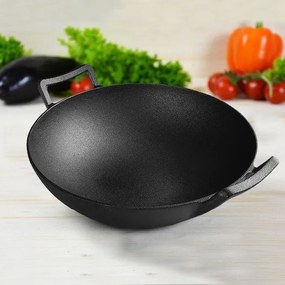 Tigaie WOK din fontă CULINARIA