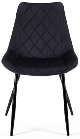 Scaun de sufragerie Sariel III (Negru). 1069575