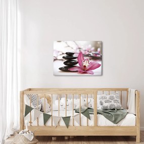 Tablou cupietre pentru masaj și orhidee (70x50 cm)