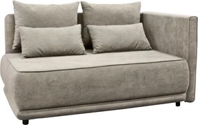 Canapea extensibilă, bej gri Taupe, pe dreapta, LIAMI