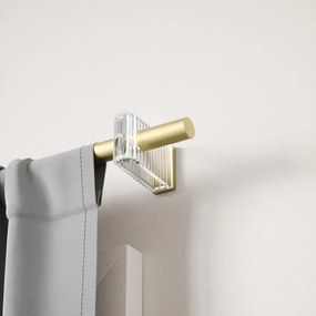 Galerie de perdea auriu mat extensibilă din oțel 107 - 305 cm Flute – Umbra