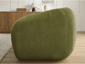 Canapea verde extensibilă cu tapițerie din chenille 228 cm Neyo – Bobochic Paris
