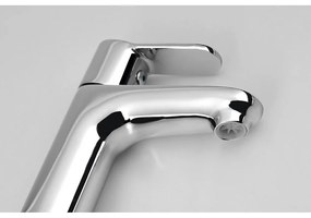 Baterie argintiu-lucios pentru chiuvetă Small – Sapho