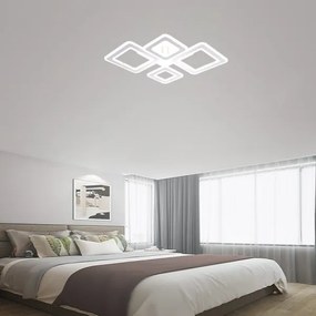 Lustră LED dimabilă aplicată LED/95W/230V 3000-6500K + telecomandă