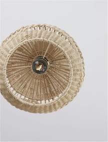 Lustra / Pendul modern design natural ratan MARLO D-30cm