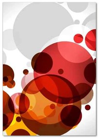 Tablou Printat Pe Sticlă roţi de abstractizare