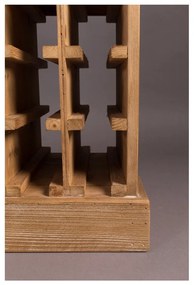 Dulap vinotecă maro din lemn de brad număr de sticle 28, 43,5x118,5 cm Claude – Dutchbone