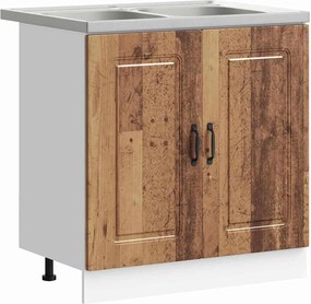 vidaXL Dulap de bucătărie cu ușă Kalmar Lemn vechi 80 x 46 x 81,5 cm