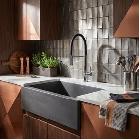 Baterie de bucătărie Rea Viera Auriu Chrome