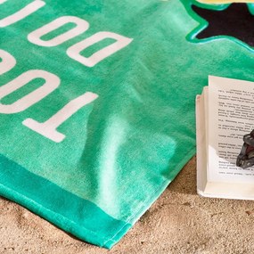 Prosop de plajă verde din bumbac 76x160 cm Toucan Do It – Catherine Lansfield