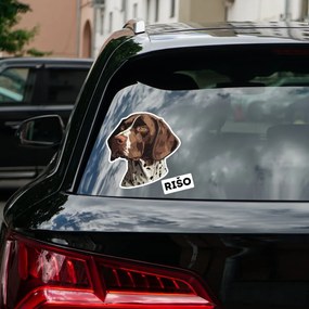 PIPPER. Autocolant Arătator german cu păr scurt mărimea: 60cm