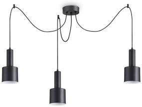 Lustra cu 3 pendule design modern HOLLY SP3 NERO 231594 IDL