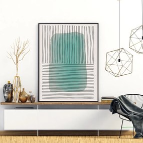 Poster - Abstracție pictată (A4)