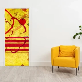 Fototapeta pentru ușă - abstracție (95x205cm)