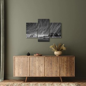 Tablou albnegru cu cerul și stele (90x60 cm)