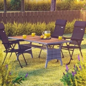 Deuba Set de 2 scaune de camping - antracit