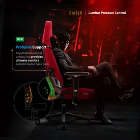 Scaun gaming Diablo X.Eye Prime, Normal Size, Bloody Mary