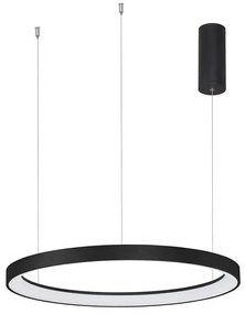 Lustra LED design modern circular PERTINO negru 48W NVL-9853684