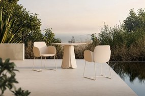 Masa de exterior / interior design modern premium PEZZETTINA TABLE 80x80x73 56013 Vondom