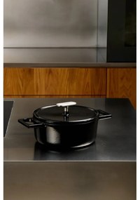 Cratiță cu capac din fontă 2 l adecvată pentru plita cu inducție Mattia 3.0 – FABINI