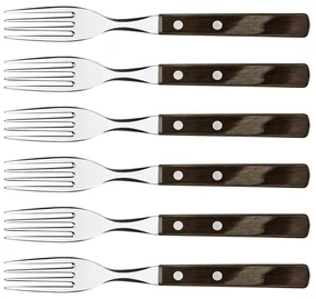Set 6 furculite friptura / pizza Tramontina maro 29899157