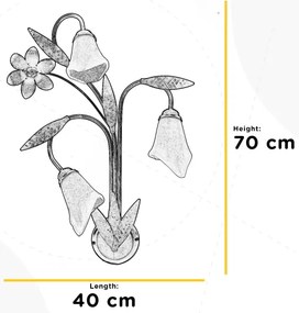 Aplică ONLI ALGA 3xE14/6W/230V bronz