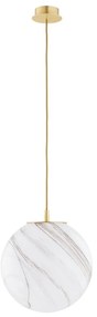 Lustra/Pendul design modern ALMIROS 30cm alama