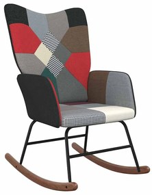 vidaXL Scaun balansoar, material textil, petice